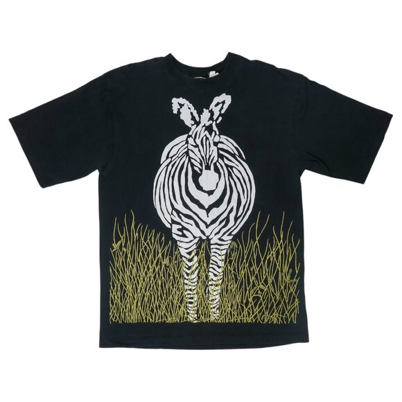 Vintage 90s Tinga Tinga Zebra Nature Shirt - Picture 3 of 9